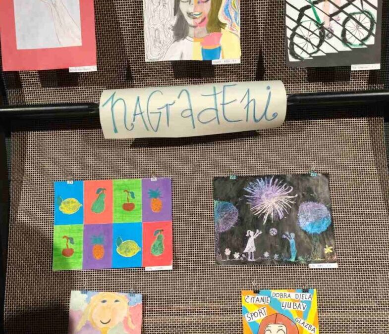 Likovni nadareni učenici nagrađeni na natječaju Boje izbora