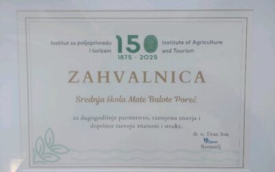 Obilježena 150. godišnjica Instituta za poljoprivredu i turizam