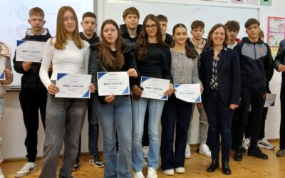 Dodjela diploma za međunarodno natjecanje Best in English