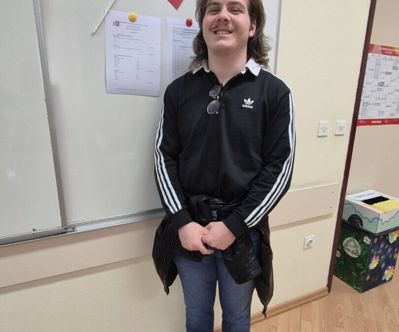 Polaznik Francuskog jezika u SŠ Mate Balote na županijskoj razini natjecanja