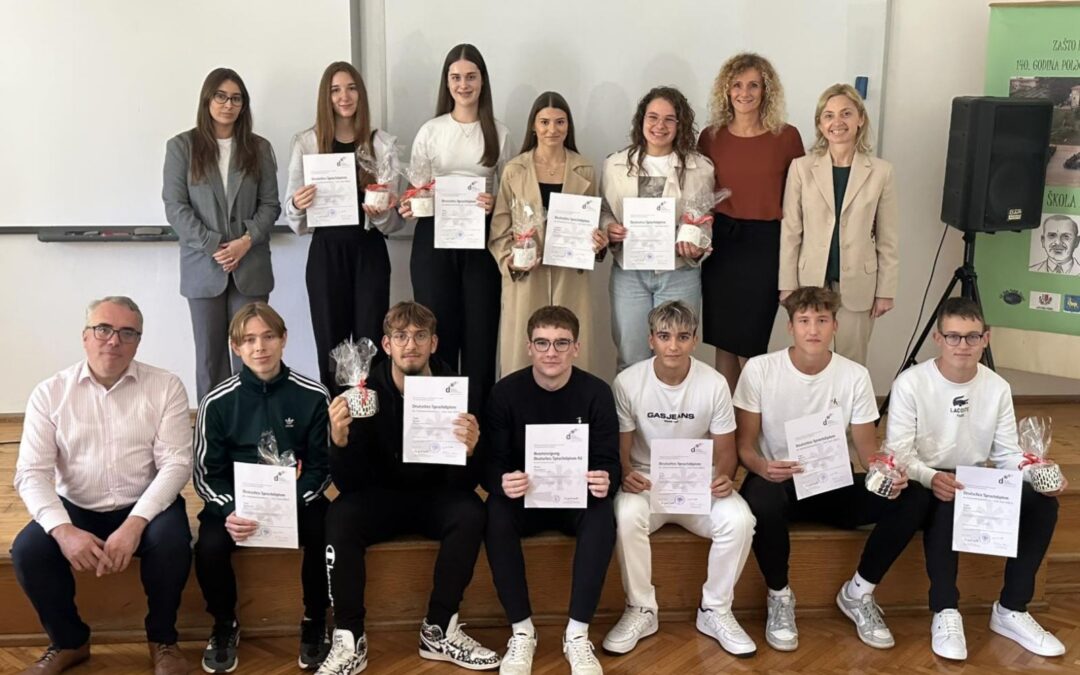 Podjela njemačkih jezičnih diploma DSD I